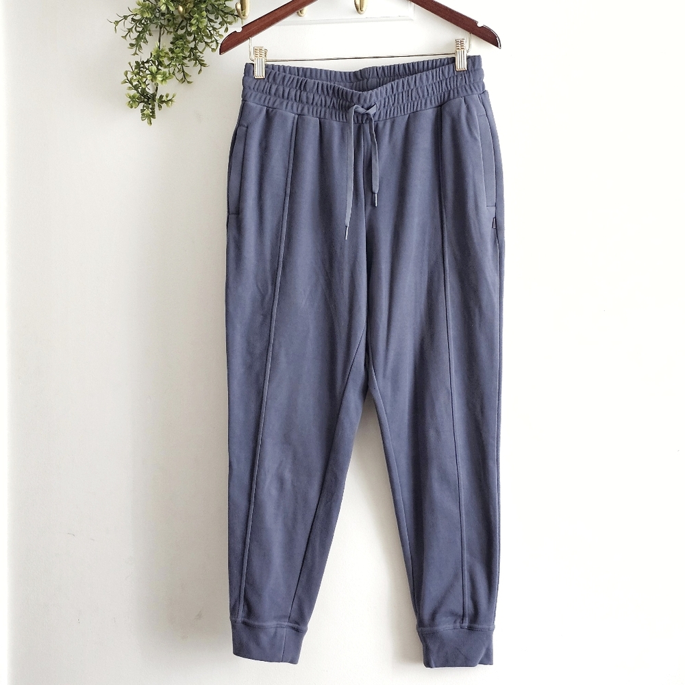 Mondetta Cozy Fleece Joggers Women Medium Blue Gray Athleisure Lounge Sweatpants